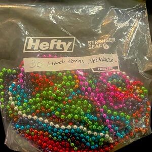 Multicolor Mardi Gras Beads